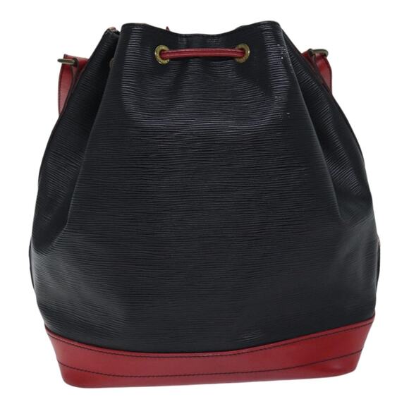 LOUIS VUITTON Epi Noe Shoulder Bag Bicolor Black Red M44017 - Picture 3 of 12